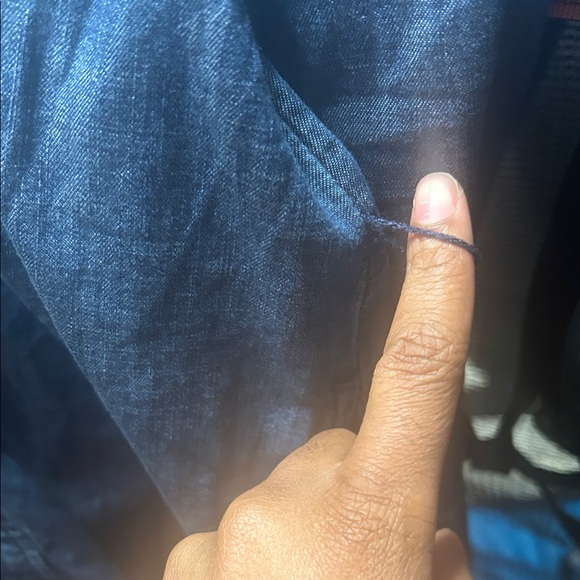 Merona Blue Denim Midi Dress - Picture 5 of 9